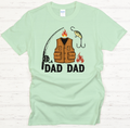 Dad Dad Fishing Shirt – Funny Fisherman Father Tee