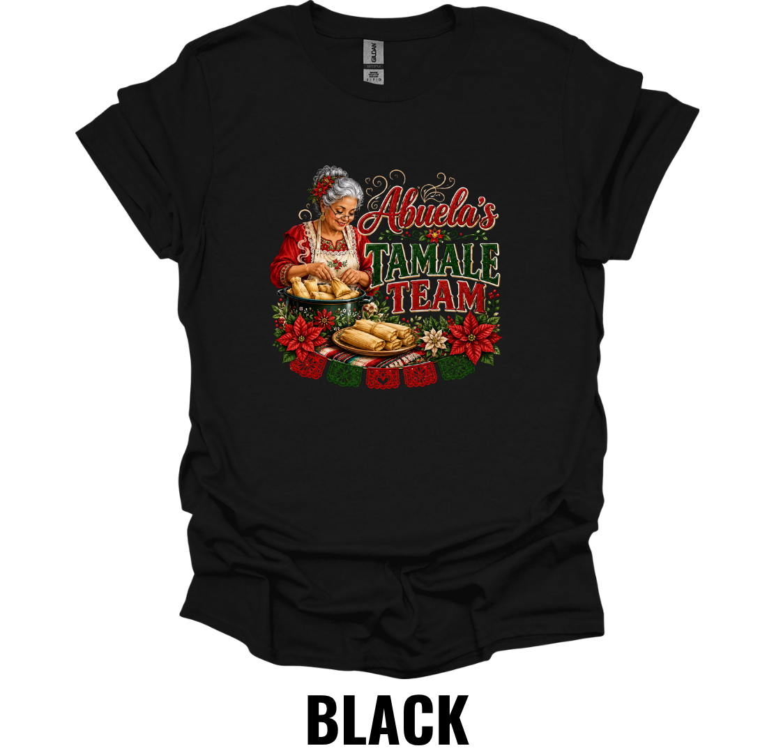 Abuela's Tamale Team T-Shirt – Funny Christmas Family Tee