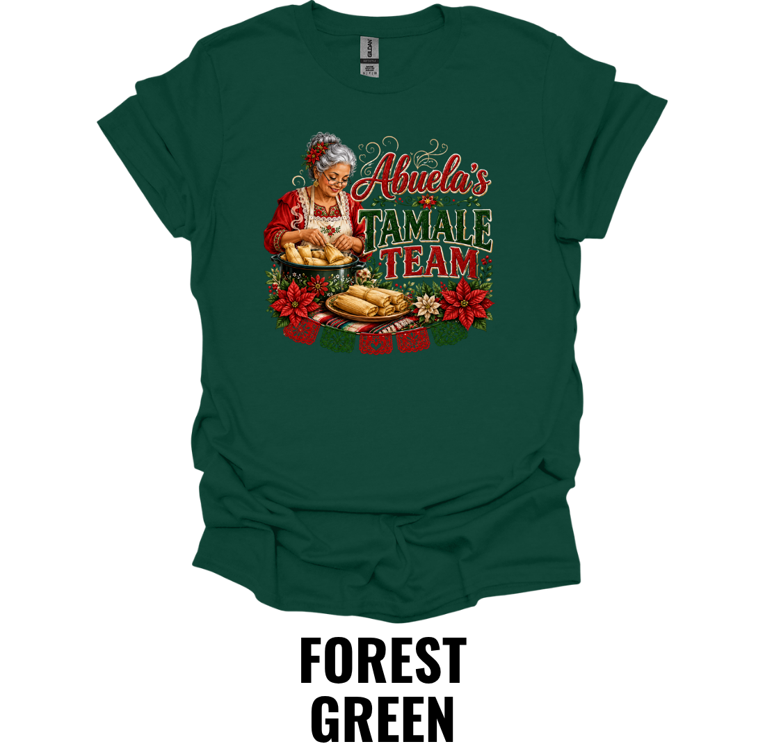 Abuela's Tamale Team T-Shirt – Funny Christmas Family Tee