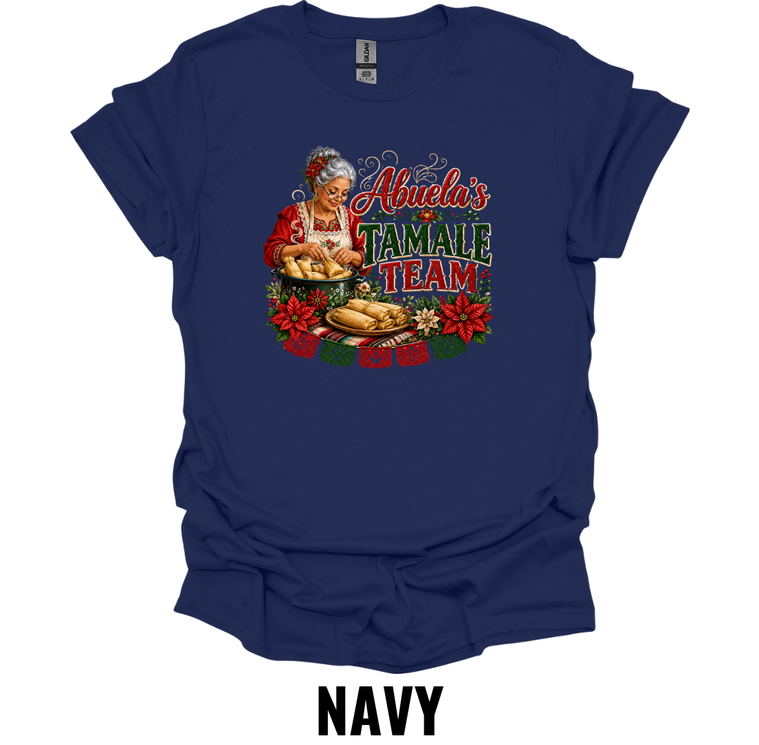 Abuela's Tamale Team T-Shirt – Funny Christmas Family Tee