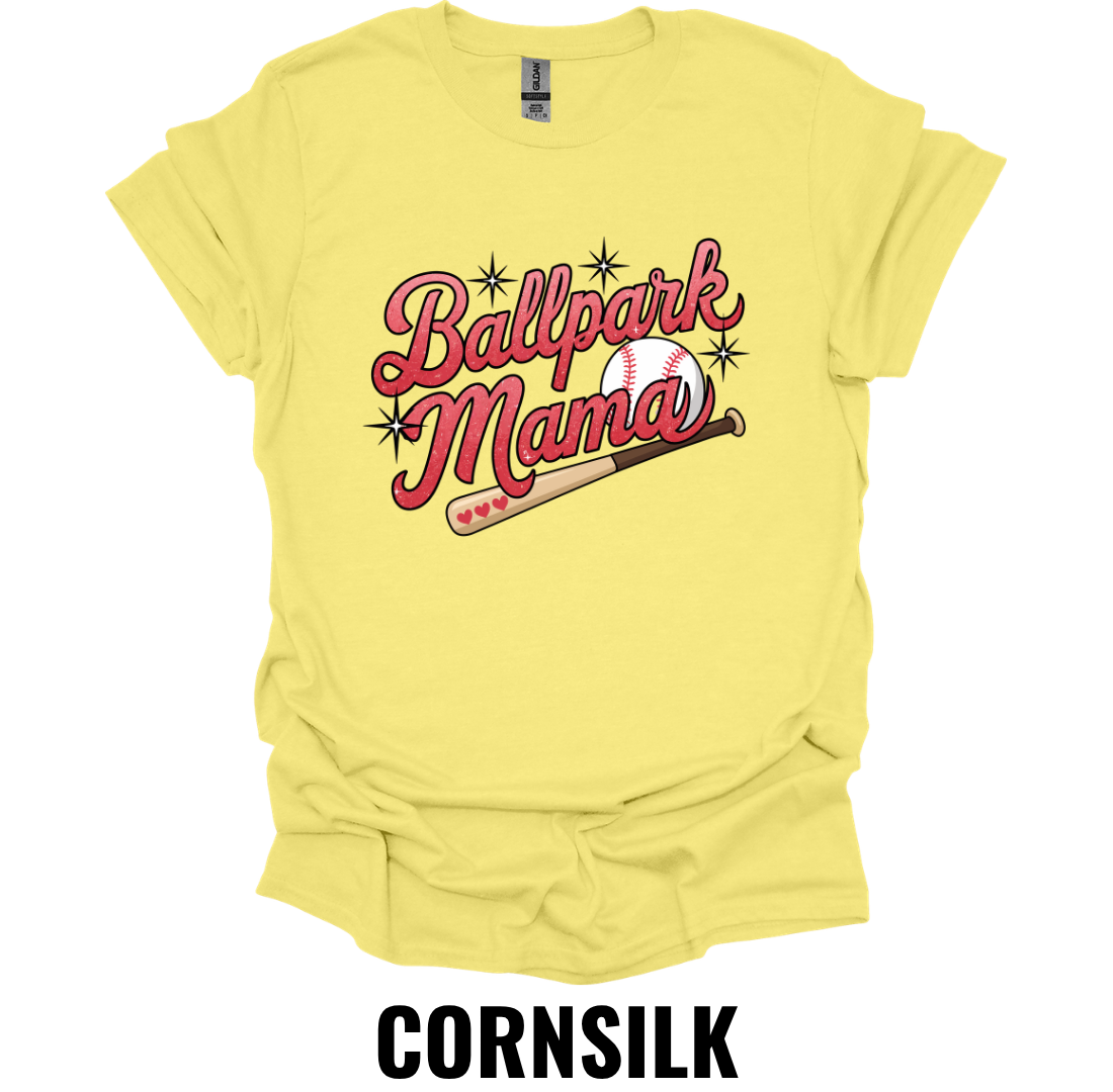 Ballpark Mama Shirt – Baseball Mom Graphic T-Shirt