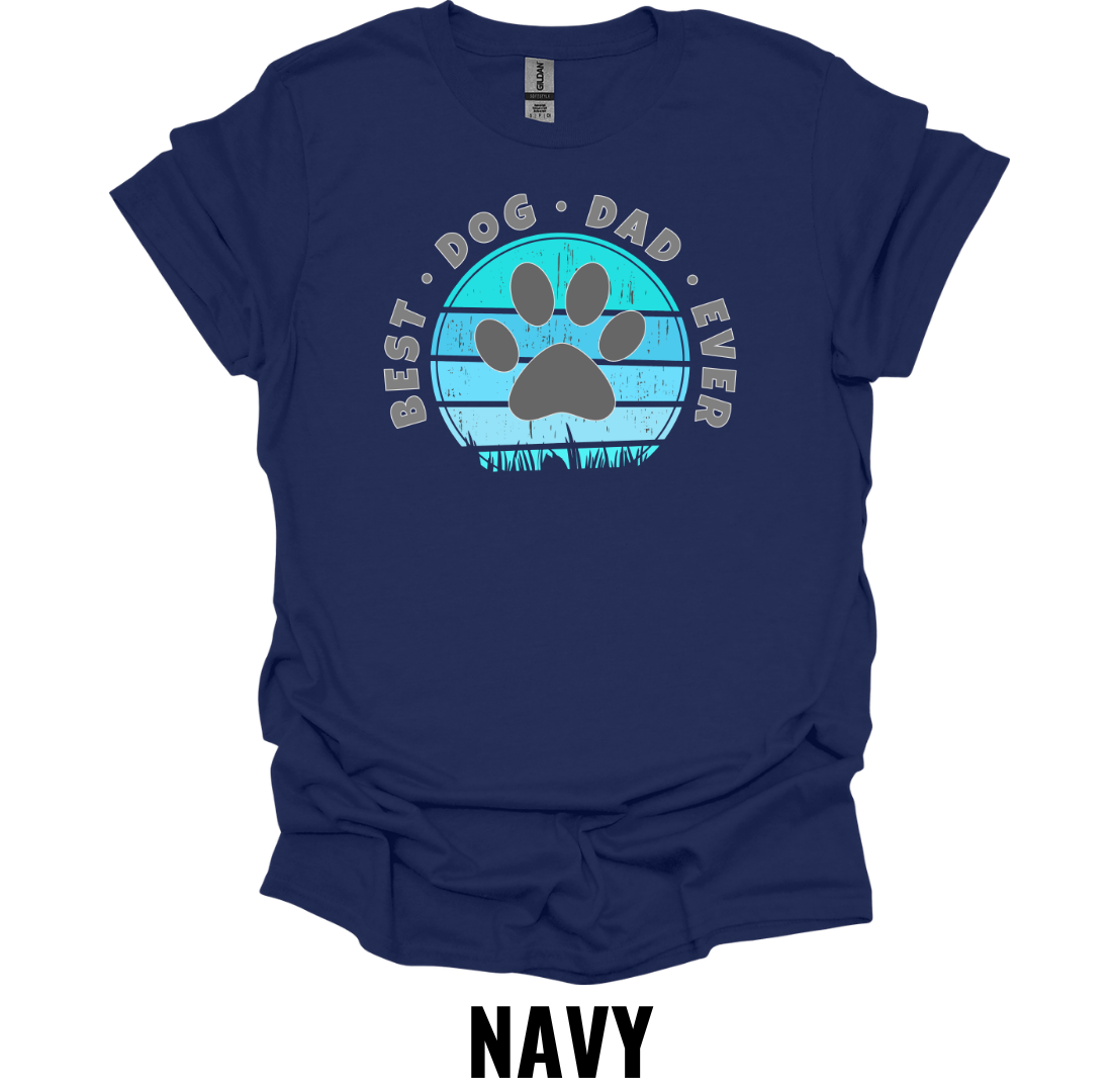 Best Dog Dad Ever T-Shirt – Dog Dad Graphic Tee