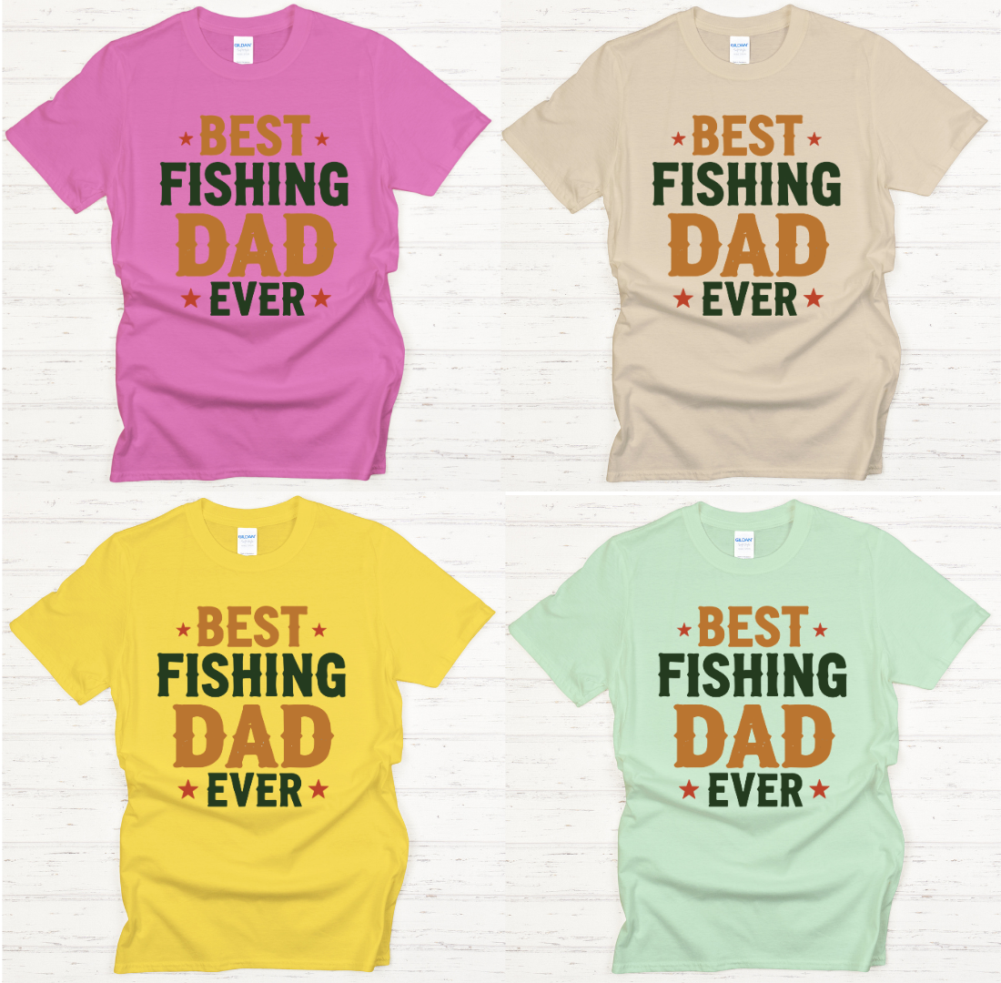Best Fishing Dad Ever Shirt – Fisherman Father's Day Tee