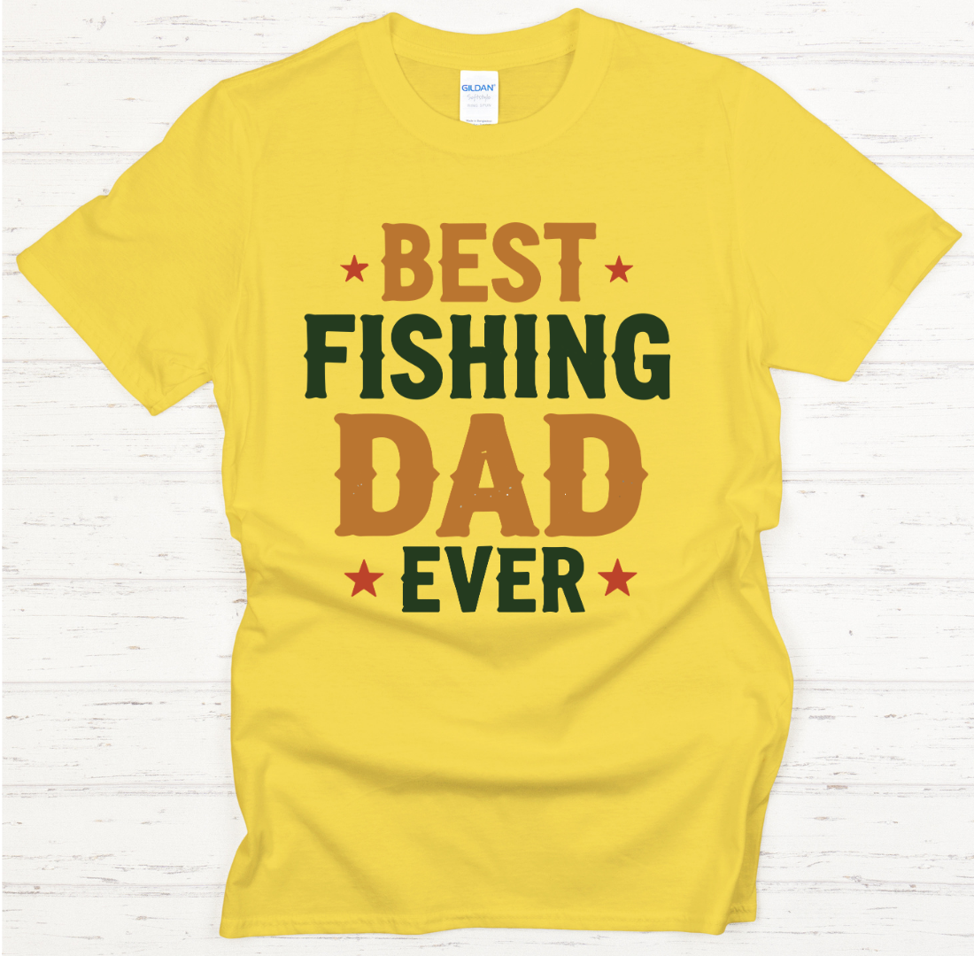 Best Fishing Dad Ever Shirt – Fisherman Father's Day Tee