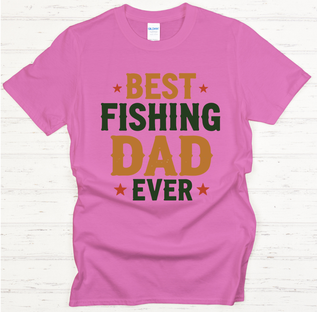 Best Fishing Dad Ever Shirt – Fisherman Father's Day Tee