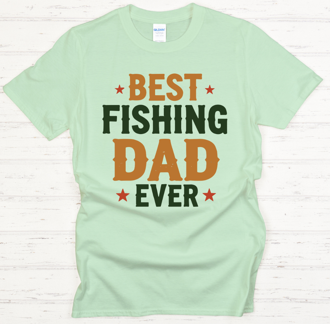 Best Fishing Dad Ever Shirt – Fisherman Father's Day Tee