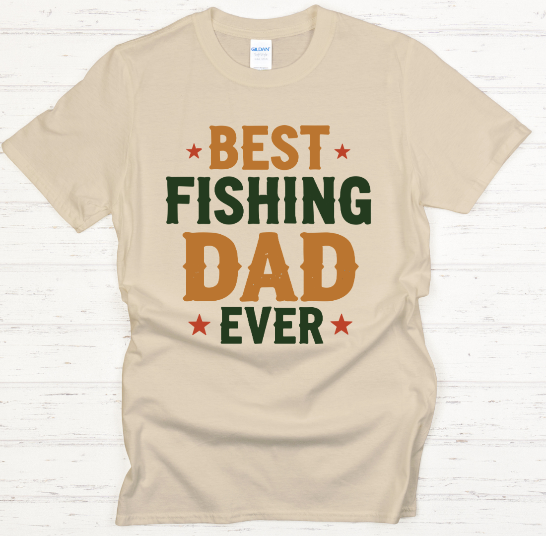 Best Fishing Dad Ever Shirt – Fisherman Father's Day Tee