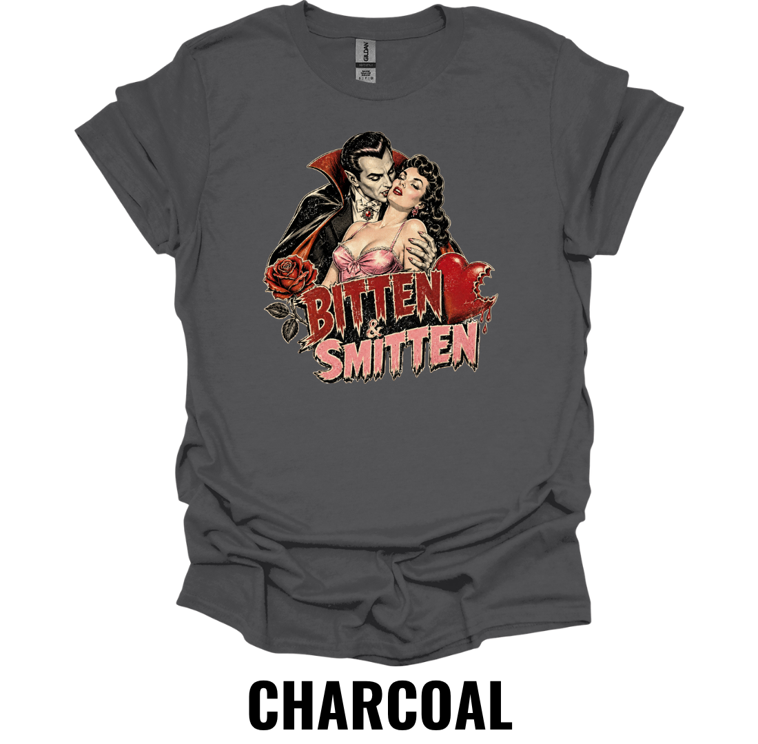 Bitten Smitten T-Shirt – Vintage Vampire Romance Tee