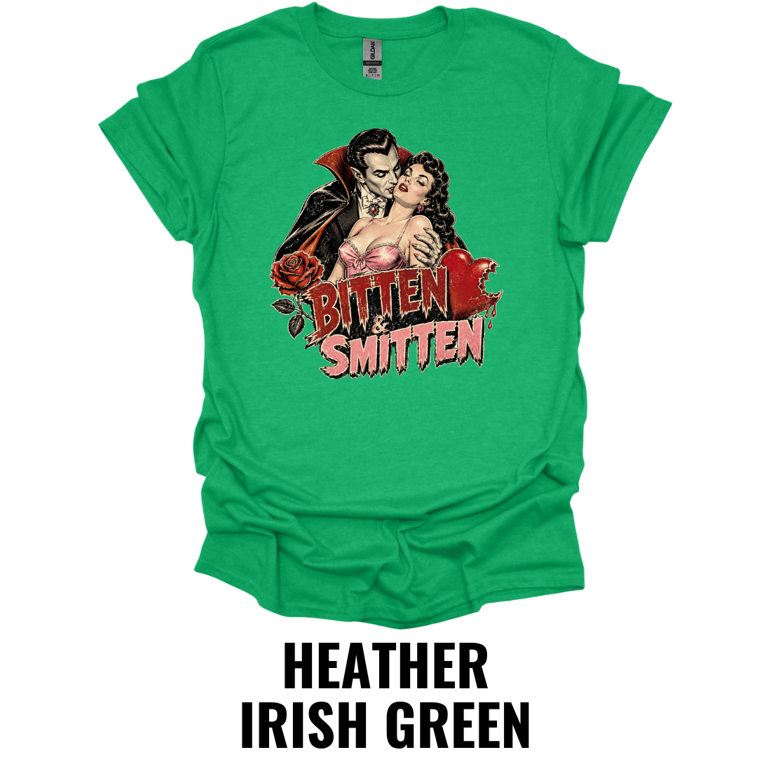 Bitten Smitten T-Shirt – Vintage Vampire Romance Tee