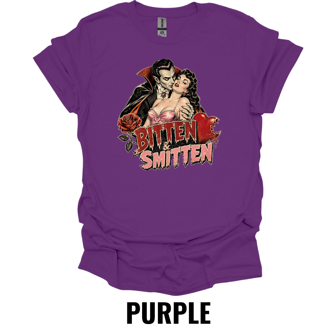 Bitten Smitten T-Shirt – Vintage Vampire Romance Tee