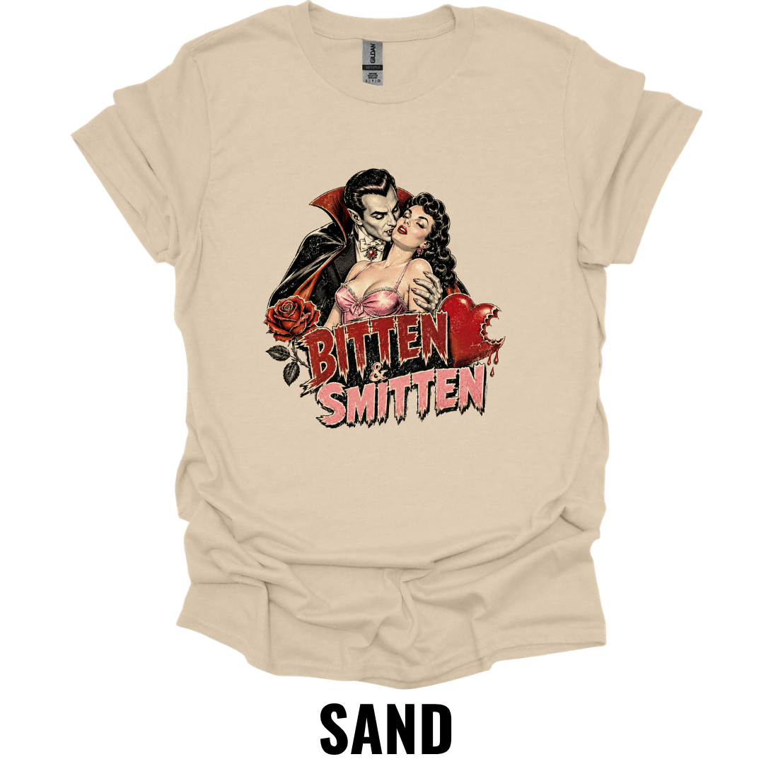 Bitten Smitten T-Shirt – Vintage Vampire Romance Tee