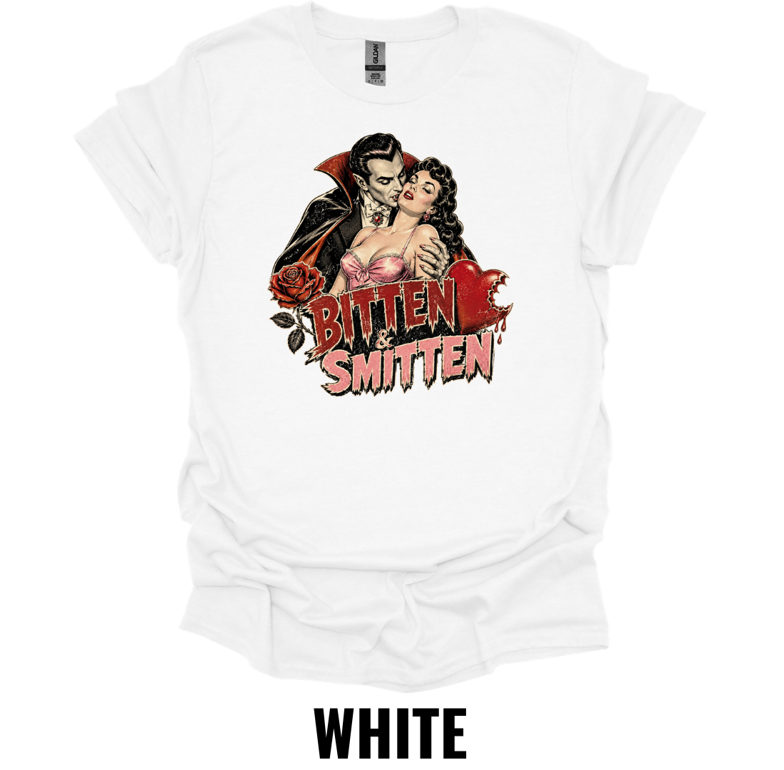 Bitten Smitten T-Shirt – Vintage Vampire Romance Tee