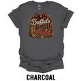 Buffalo Plaid Babe T-Shirt – Rustic Christmas Graphic Tee