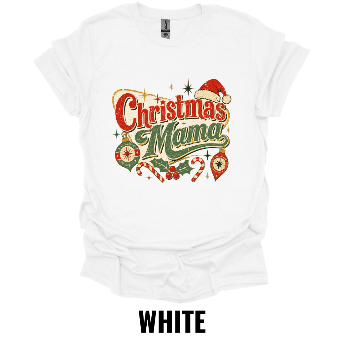 Christmas Mama T-Shirt – Vintage Holiday Mom Tee