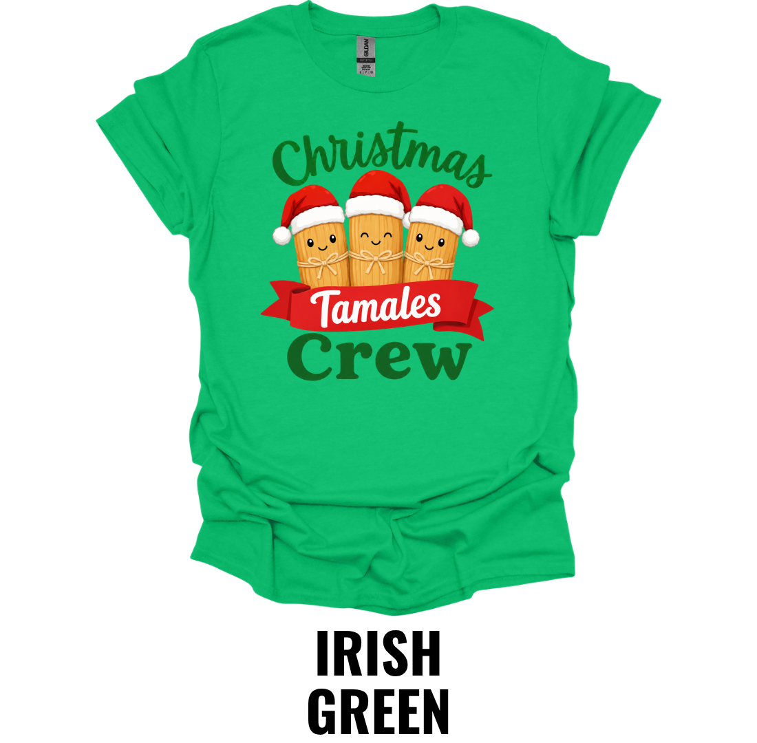 Christmas Tamales Crew T-Shirt – Funny Holiday Family Tee