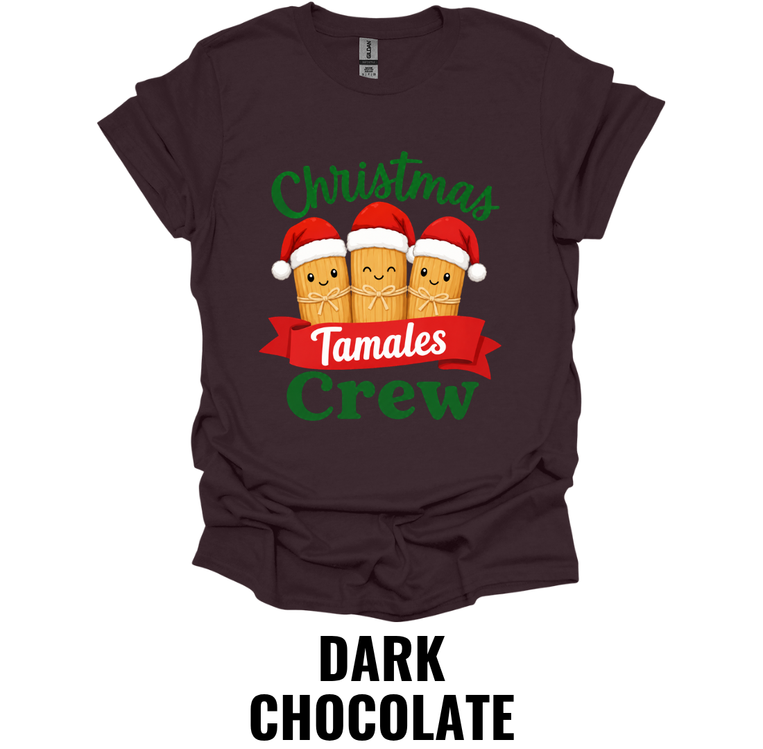 Christmas Tamales Crew T-Shirt – Funny Holiday Family Tee
