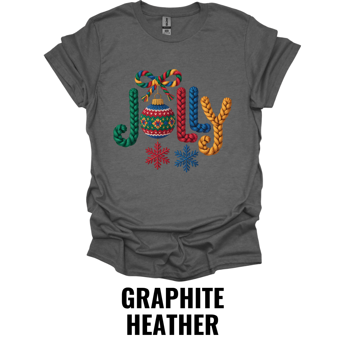 Crochet Joy Christmas Shirt – Festive Holiday Typography Graphic Tee