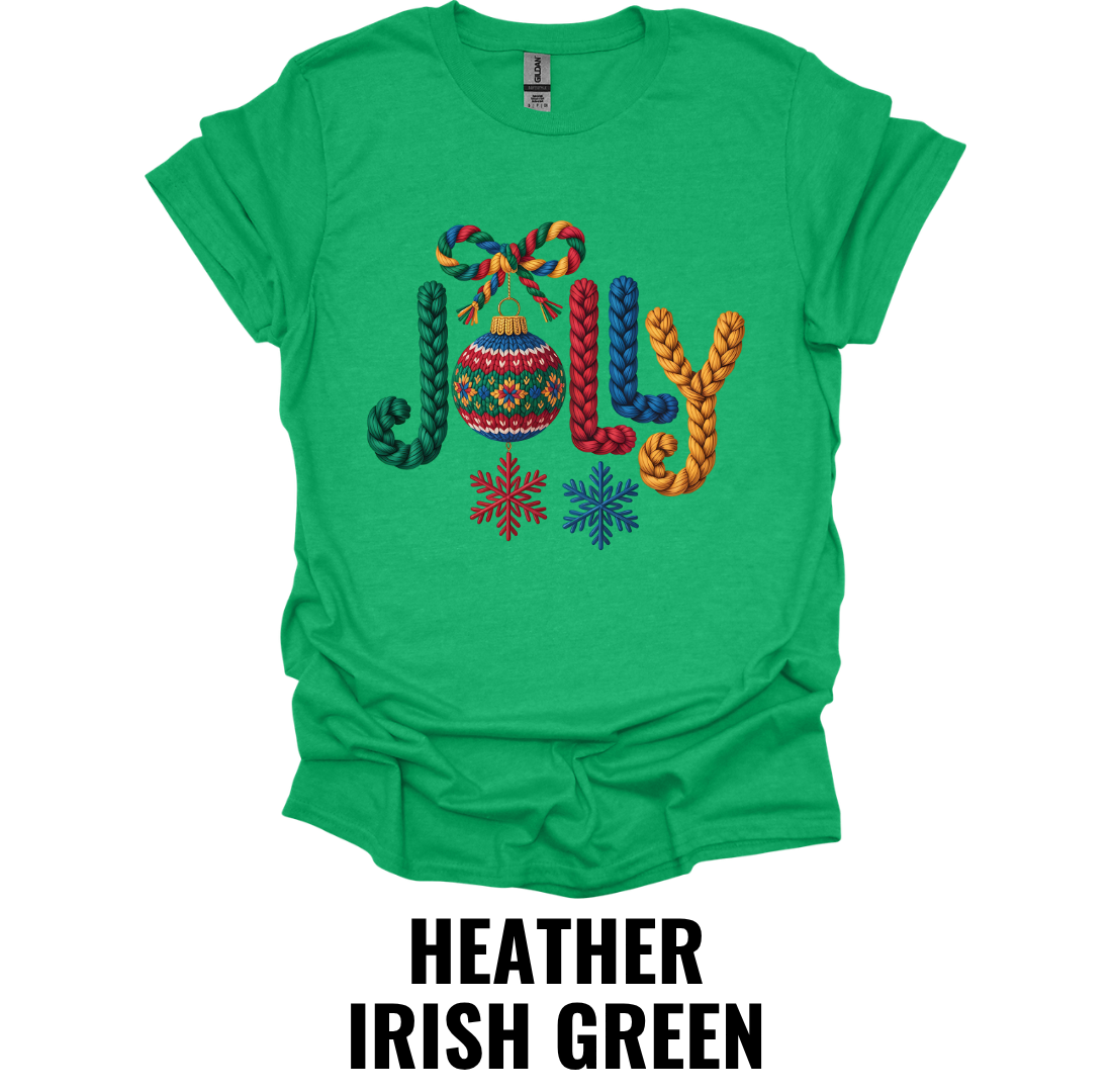 Crochet Joy Christmas Shirt – Festive Holiday Typography Graphic Tee