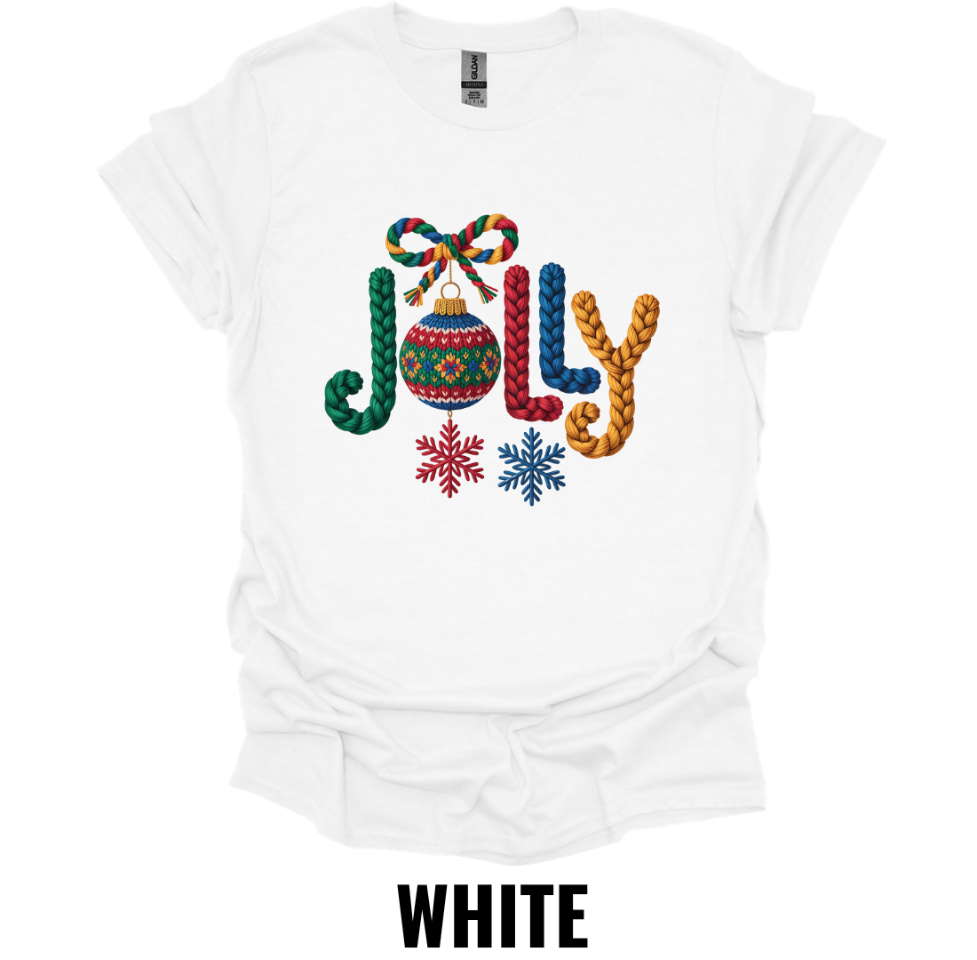 Crochet Joy Christmas Shirt – Festive Holiday Typography Graphic Tee