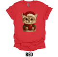 Cute Christmas Kitten Shirt – Adorable Holiday Cat Graphic Tee