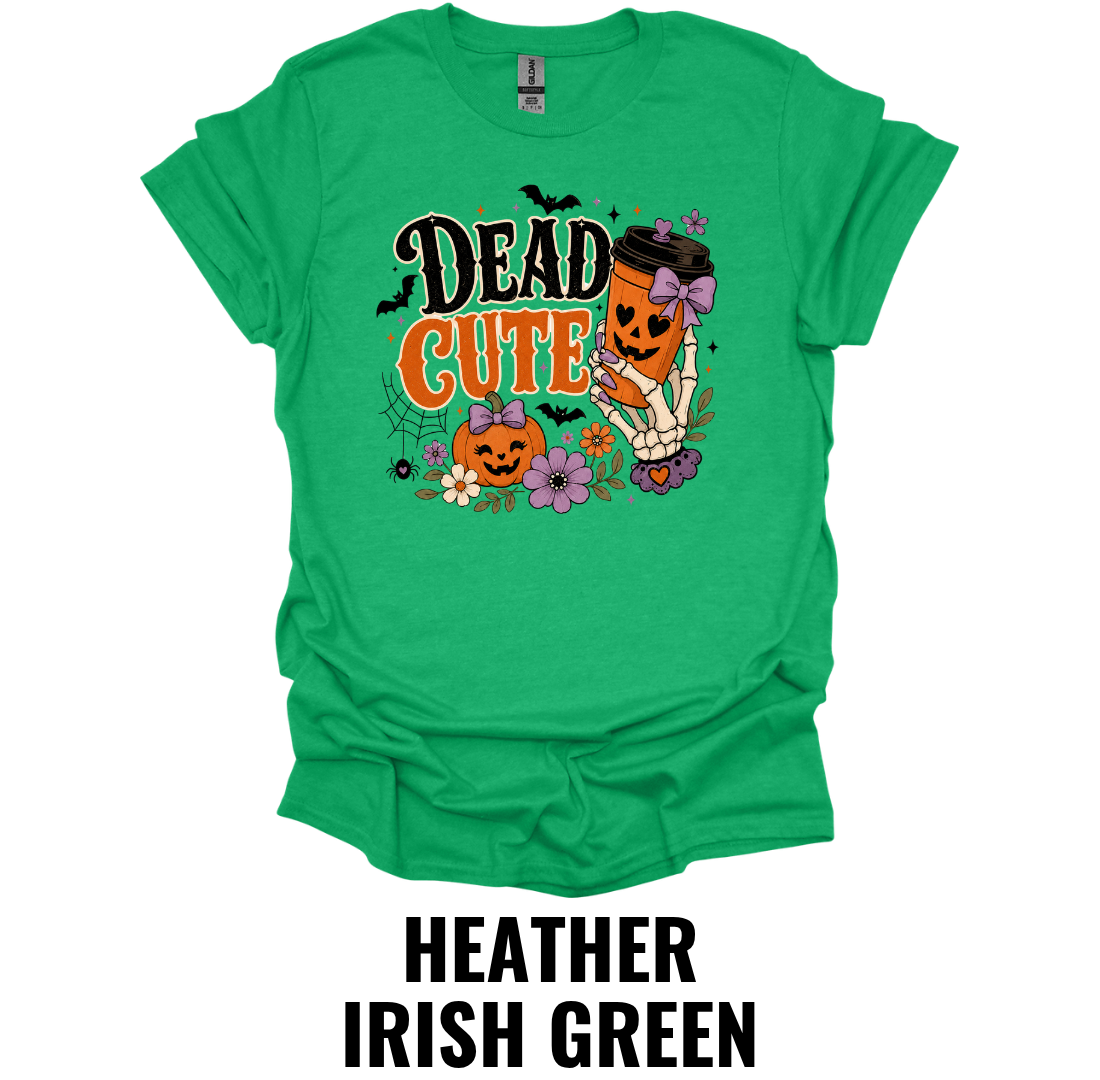 Dead Cute T-Shirt – Cute Halloween Pumpkin Tee