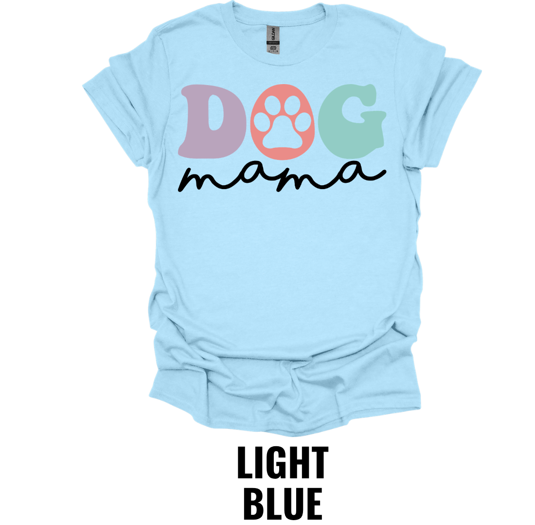 Dog Mama T-Shirt – Cute Paw Print Dog Lover Graphic Tee