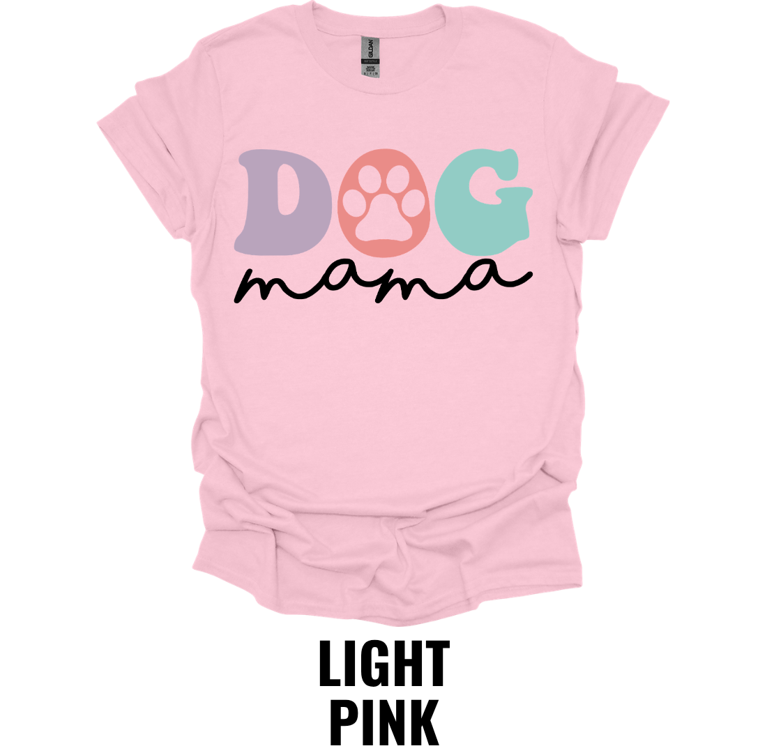 Dog Mama T-Shirt – Cute Paw Print Dog Lover Graphic Tee