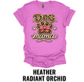Dog Mama Shirt – Leopard Print Paw Dog Mom Graphic Tee