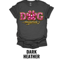 Dog Mama Shirt – Pink Glitter Paw Dog Mom Graphic Tee