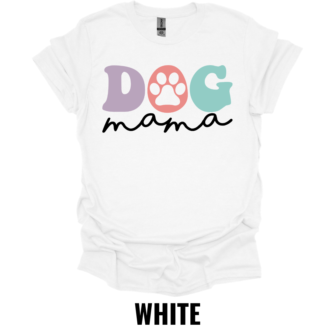 Dog Mama T-Shirt – Cute Paw Print Dog Lover Graphic Tee