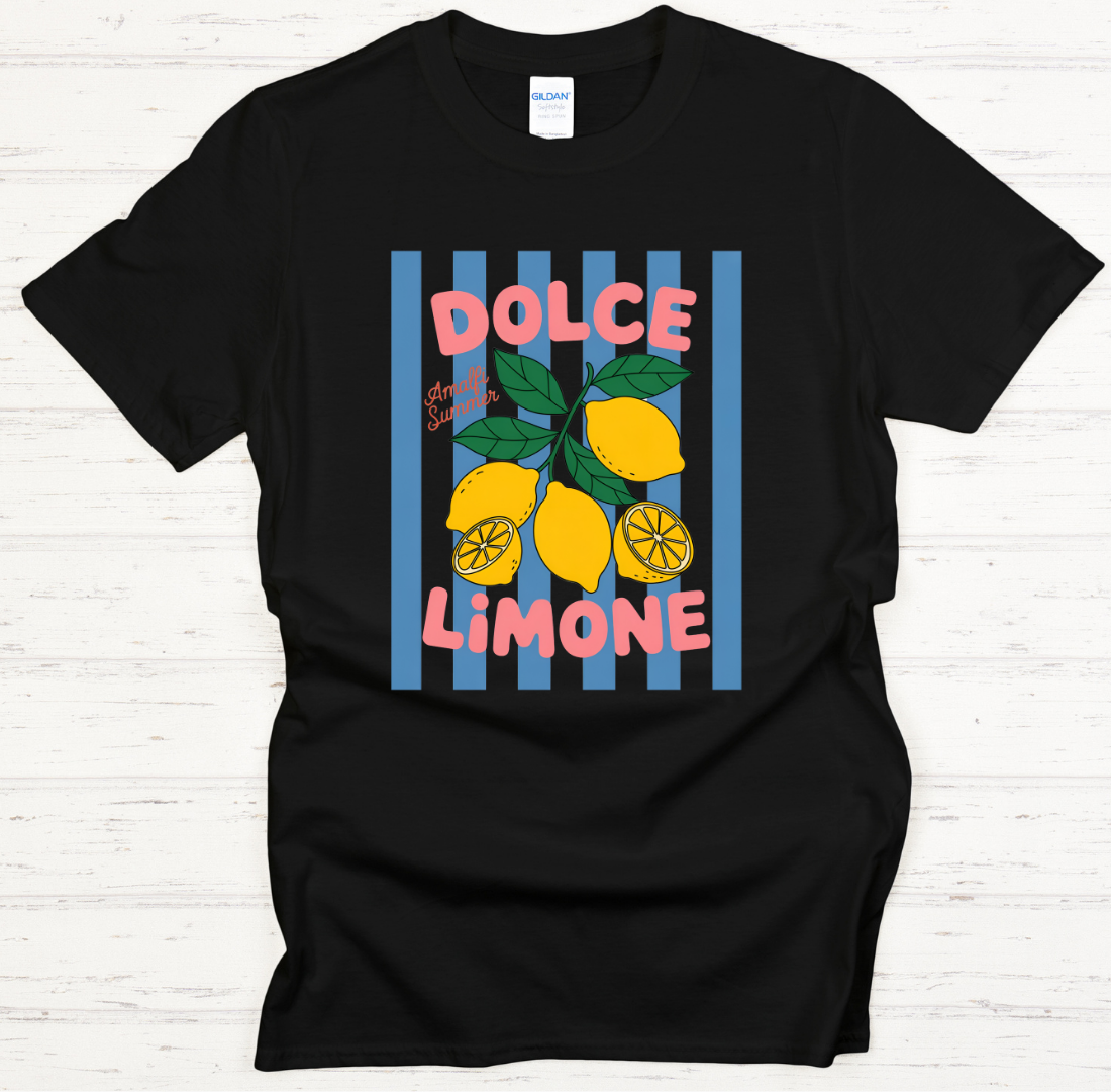 Dolce Limone Italian Lemon Shirt on Gildan Softstyle Tee