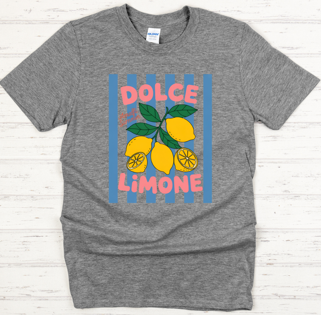 Dolce Limone Italian Lemon Shirt on Gildan Softstyle Tee