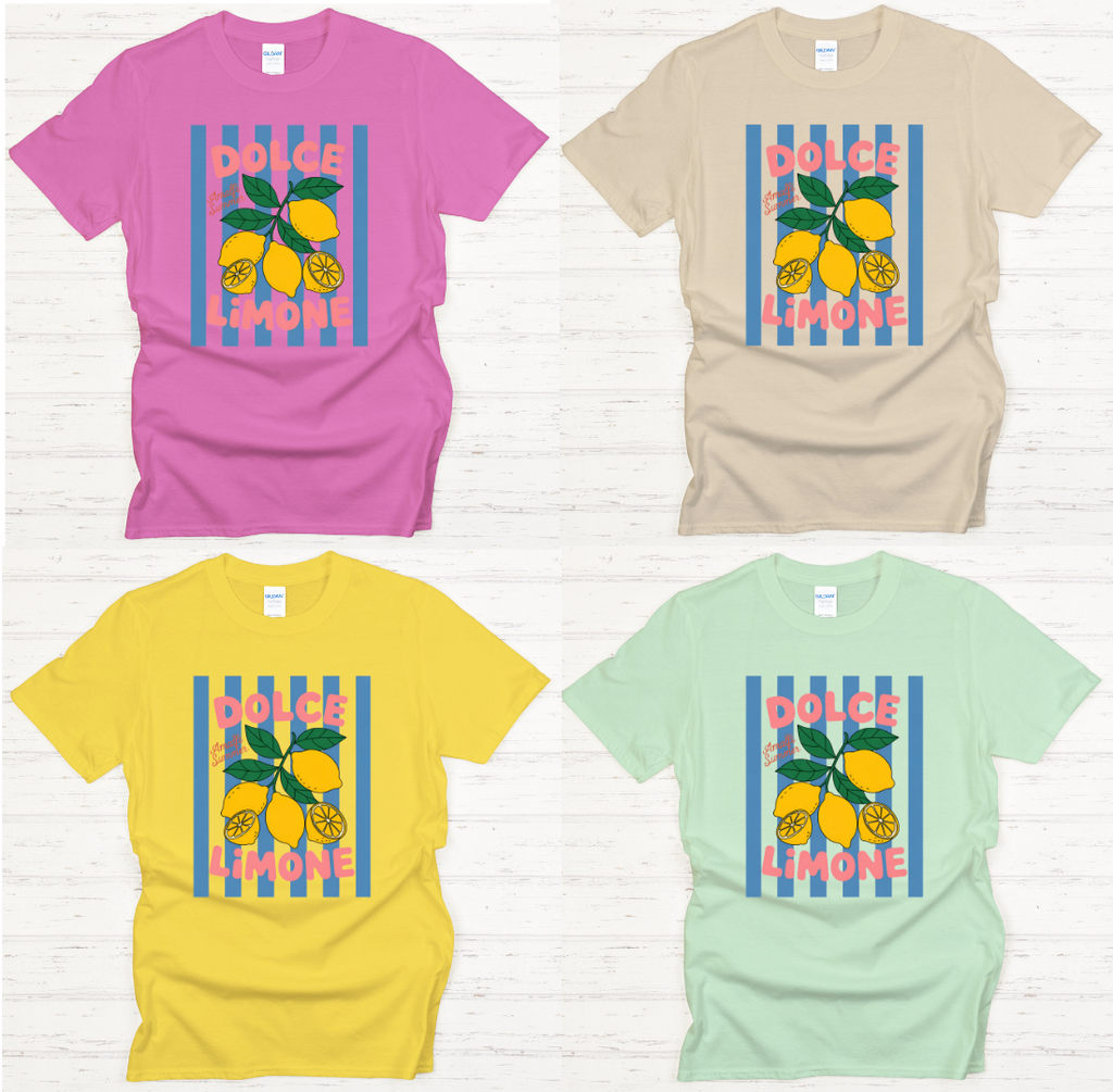 Dolce Limone Lemon Lover Shirt on Gildan Softstyle Tee