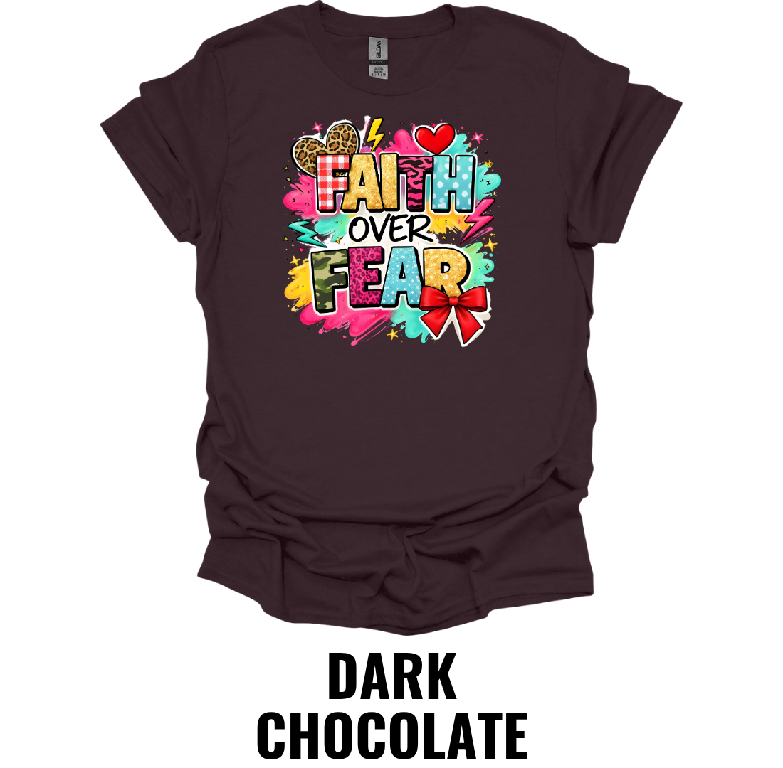 Faith Over Fear T-Shirt – Christian Inspirational Graphic Tee