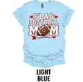 Flag Football Mom Shirt – Leopard Football Mom Graphic Tee