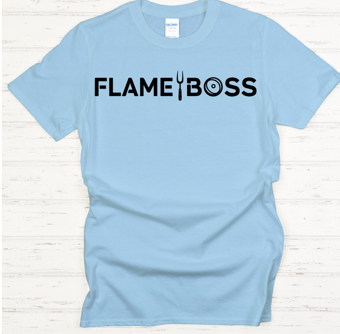 Flame Boss BBQ Shirt – Funny Grill Master Barbecue Tee