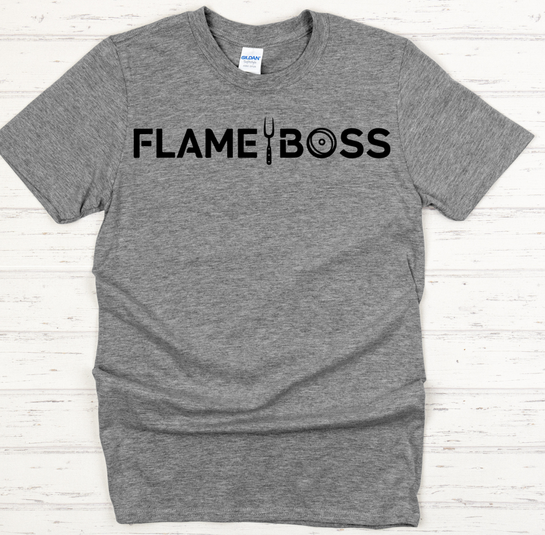 Flame Boss BBQ Shirt – Funny Grill Master Barbecue Tee