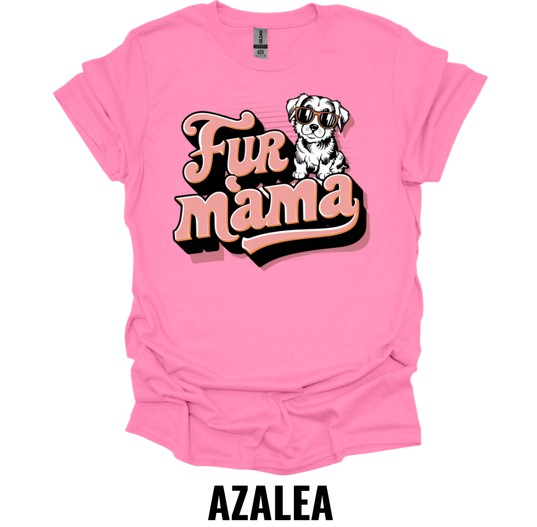 Fur Mama T-Shirt – Cute Dog Mom Graphic Tee