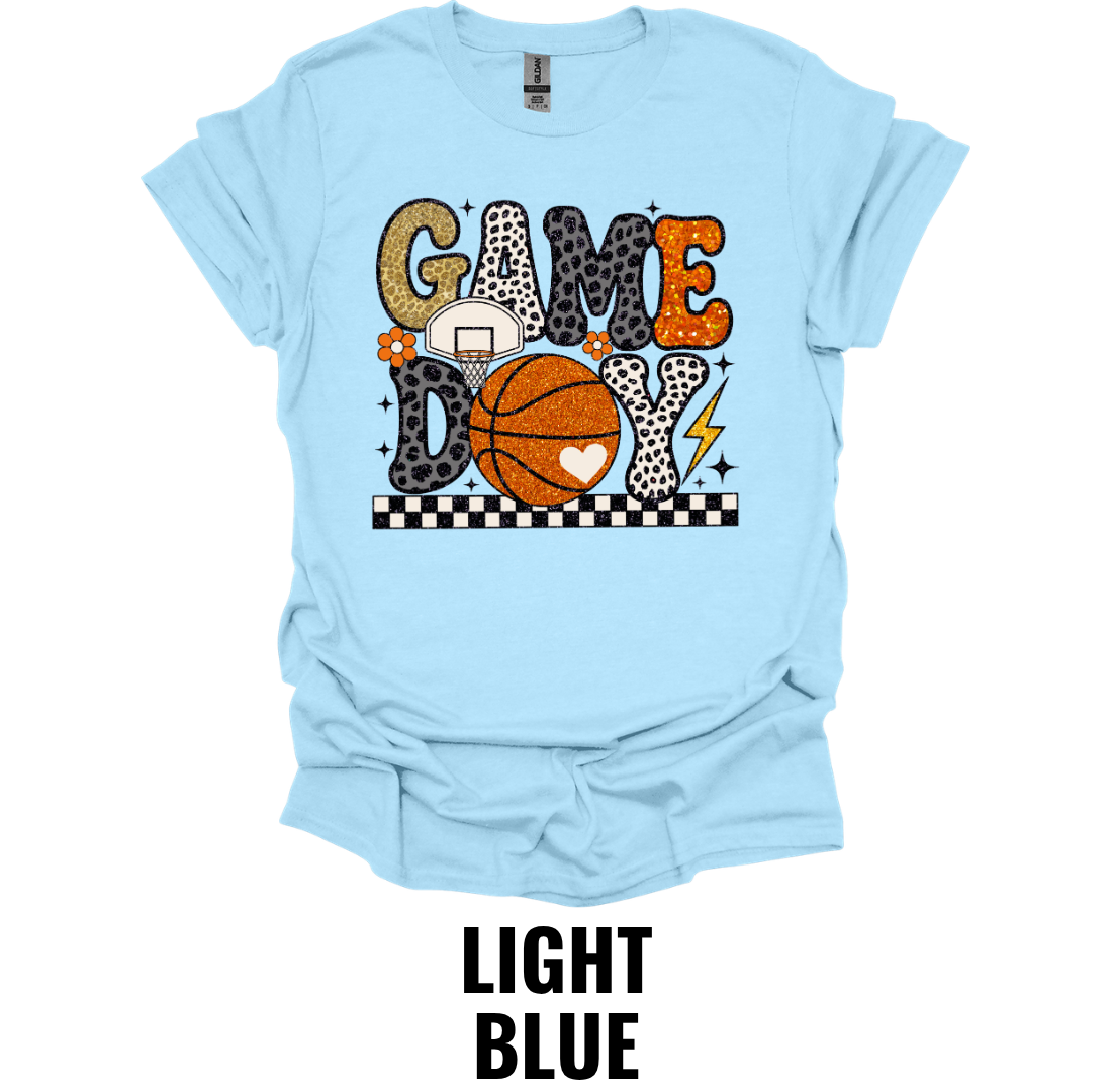 Game Day Basketball Shirt – Retro Basketball Fan Graphic Tee