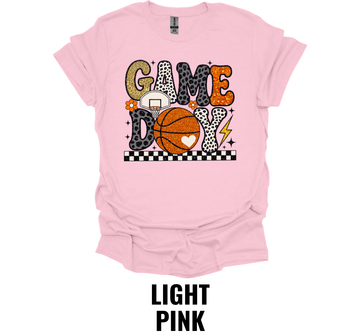 Game Day Basketball Shirt – Retro Basketball Fan Graphic Tee
