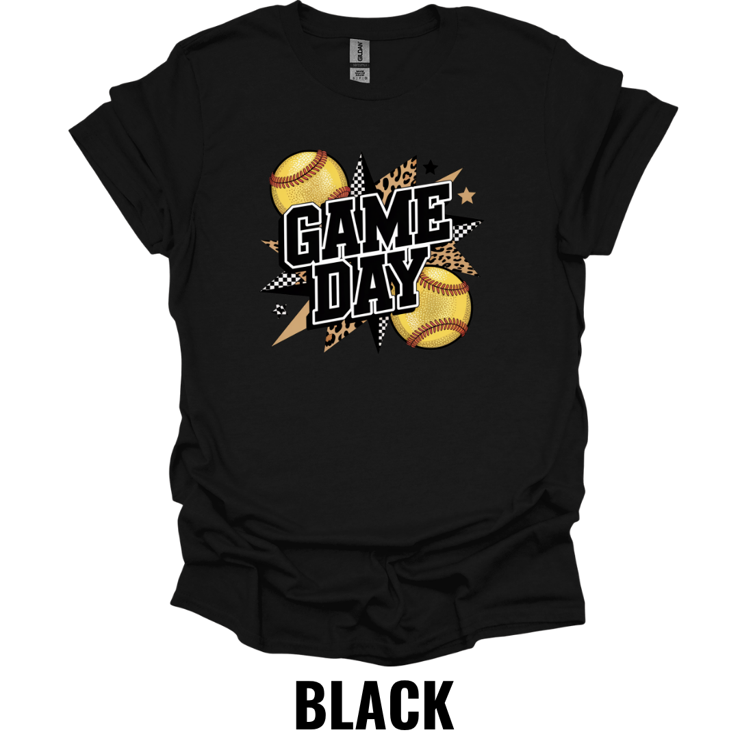 Game Day T-Shirt – Softball Fan Graphic Tee
