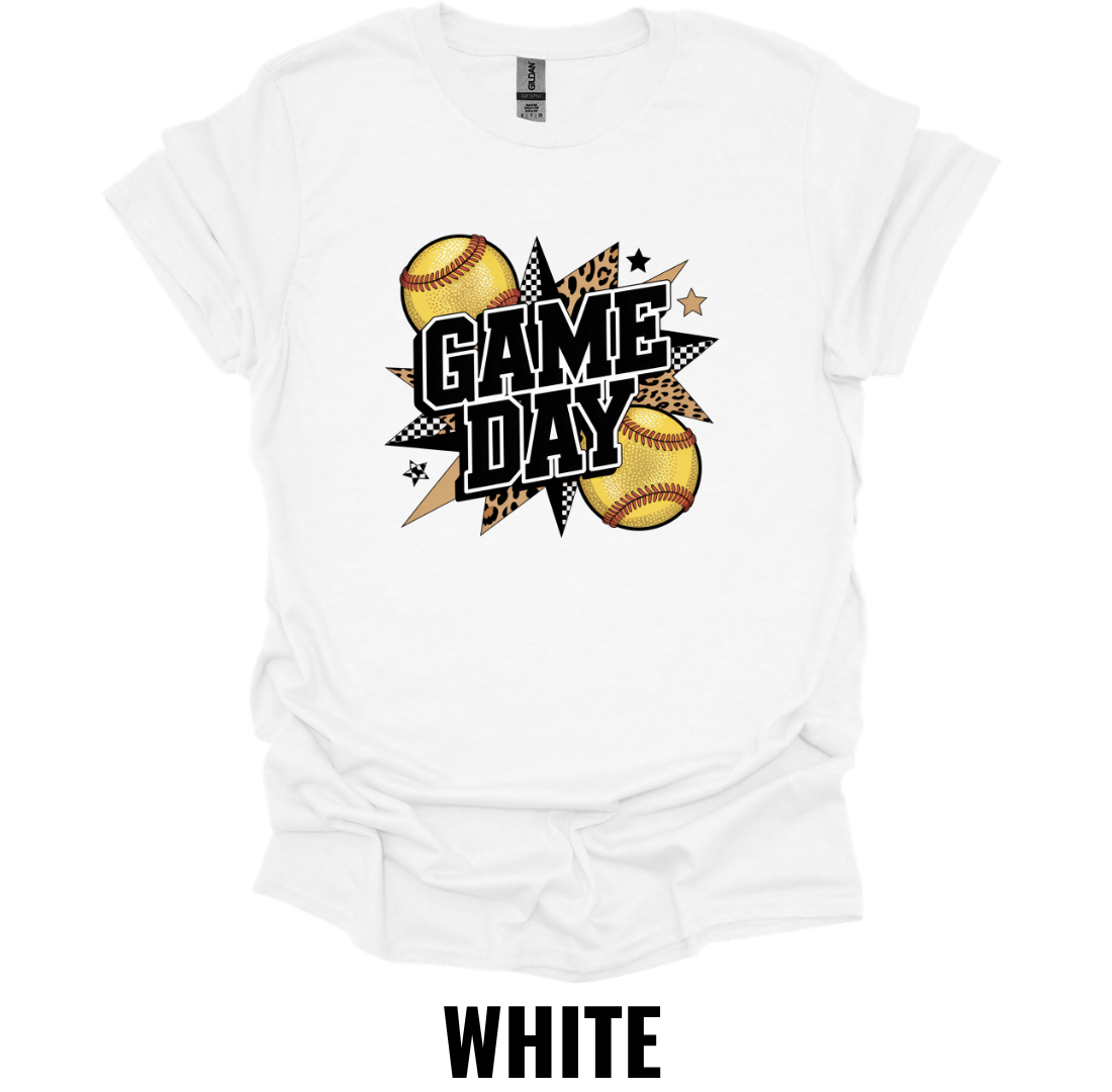Game Day T-Shirt – Softball Fan Graphic Tee
