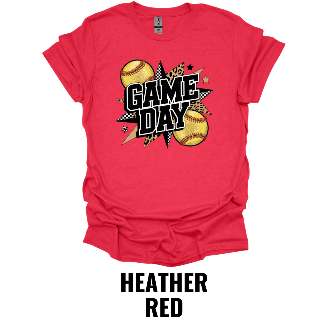 Game Day T-Shirt – Softball Fan Graphic Tee