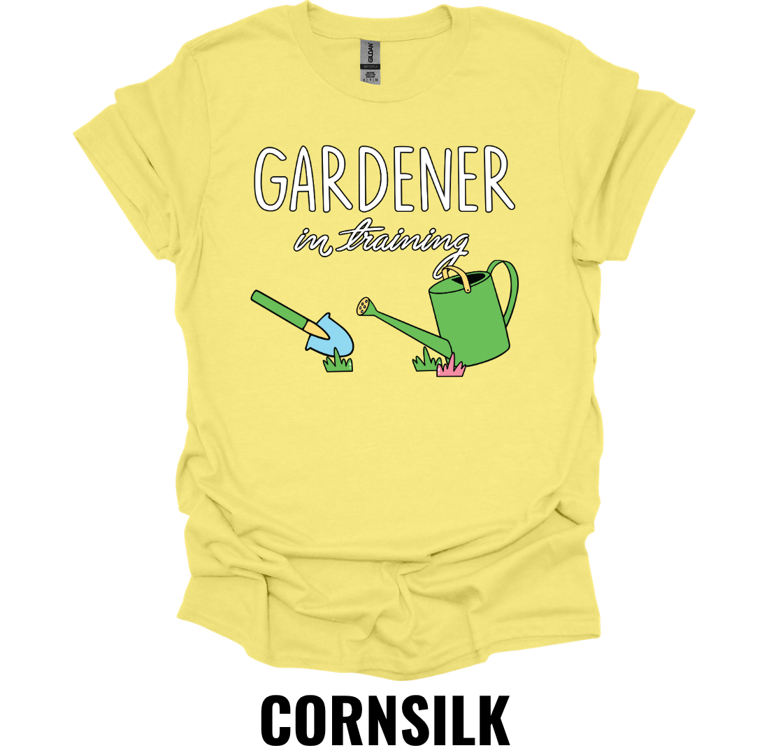 Gardener in Training T-Shirt – Cute Gardening Lover Graphic Tee