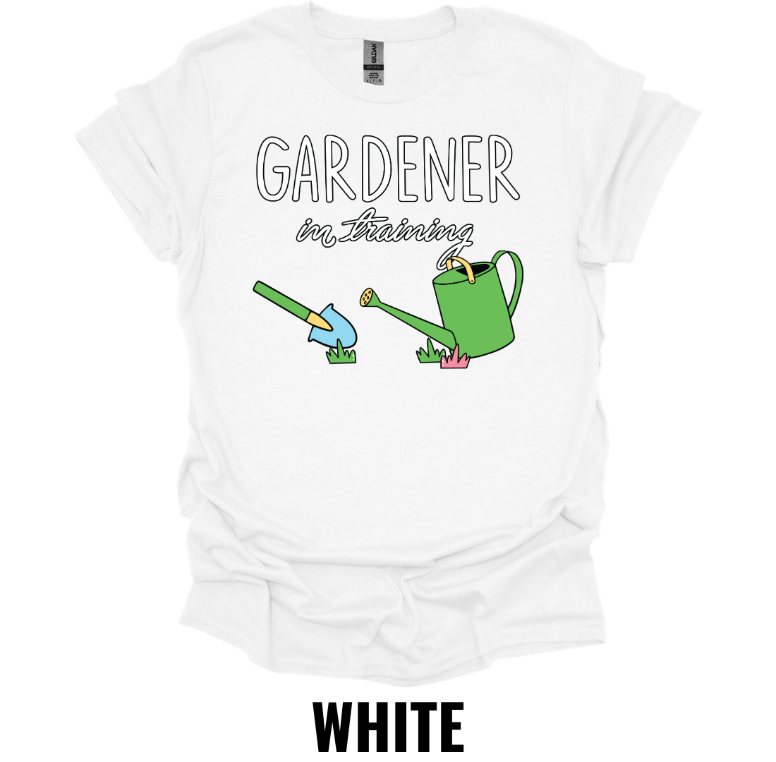 Gardener in Training T-Shirt – Cute Gardening Lover Graphic Tee