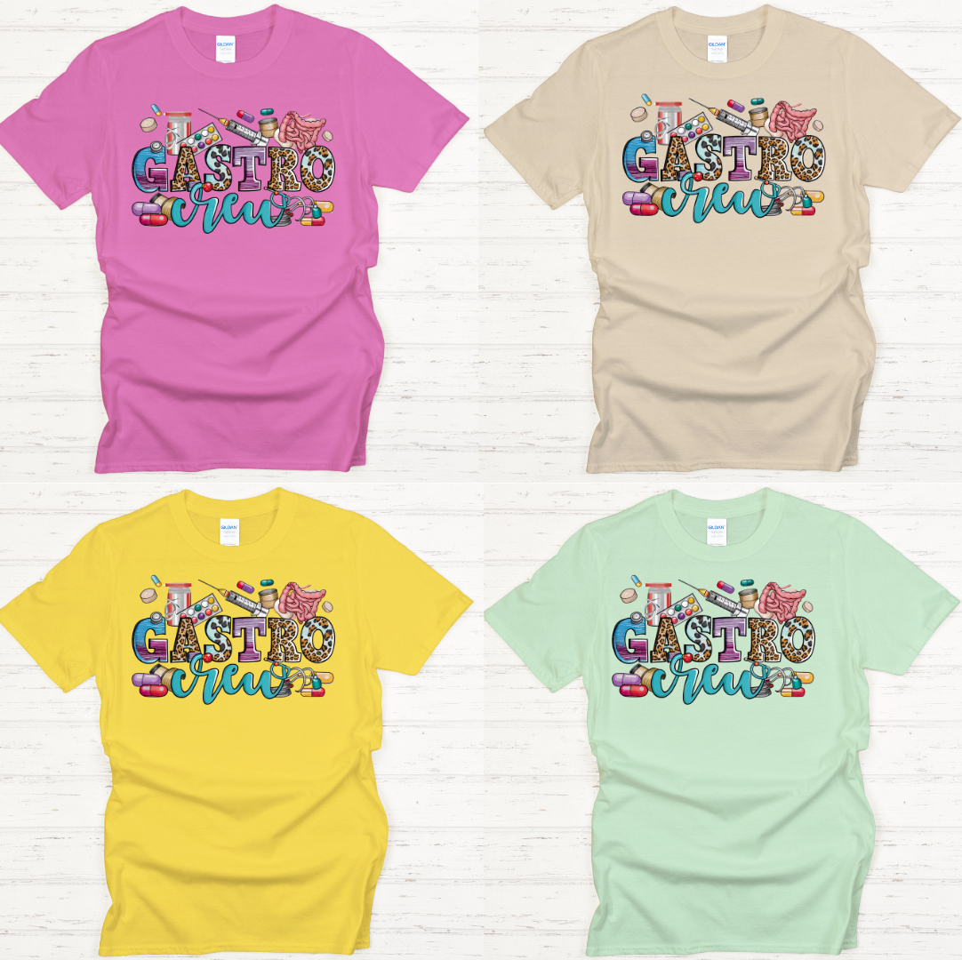 Gastro Crew Graphic Shirt on Gildan Softstyle Tee