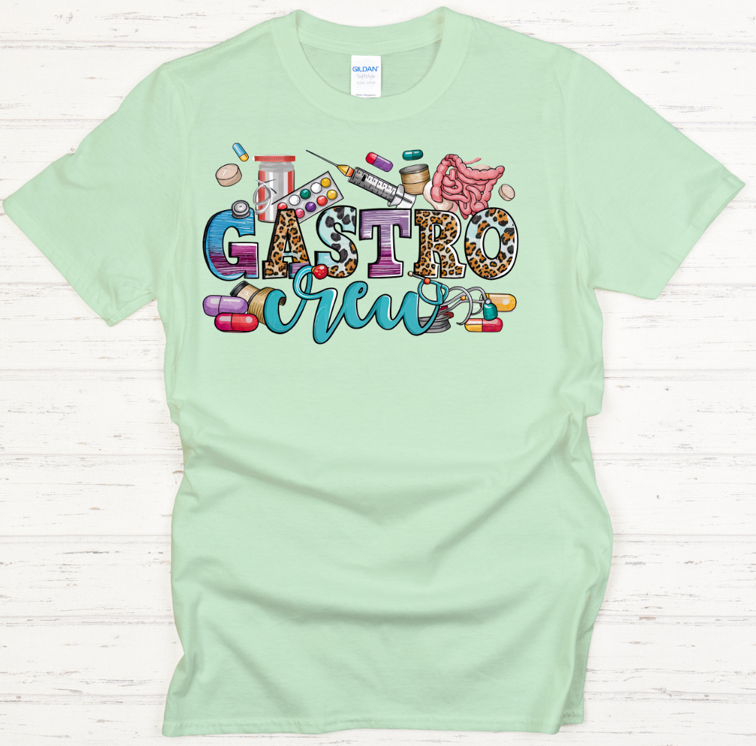 Gastro Crew Graphic Shirt on Gildan Softstyle Tee