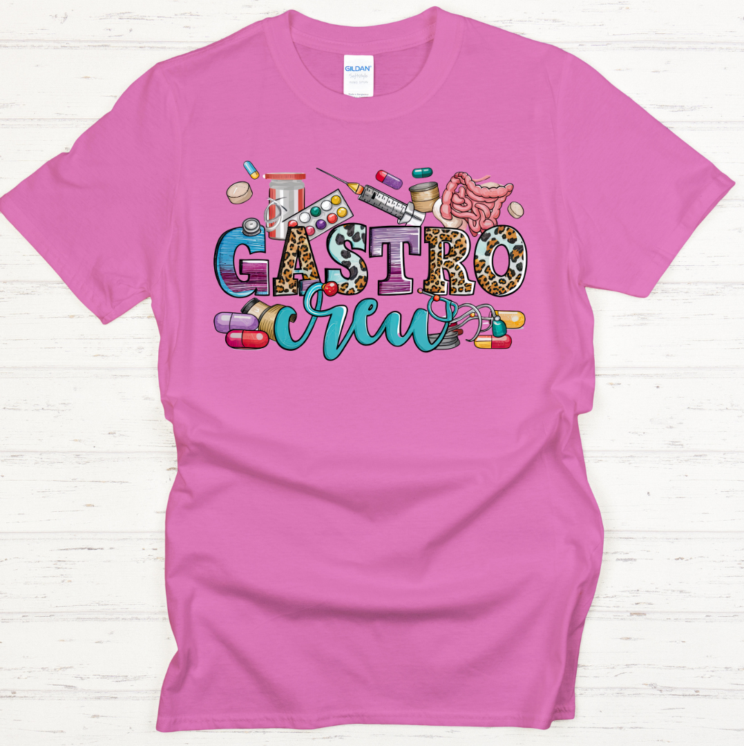 Gastro Crew Graphic Shirt on Gildan Softstyle Tee