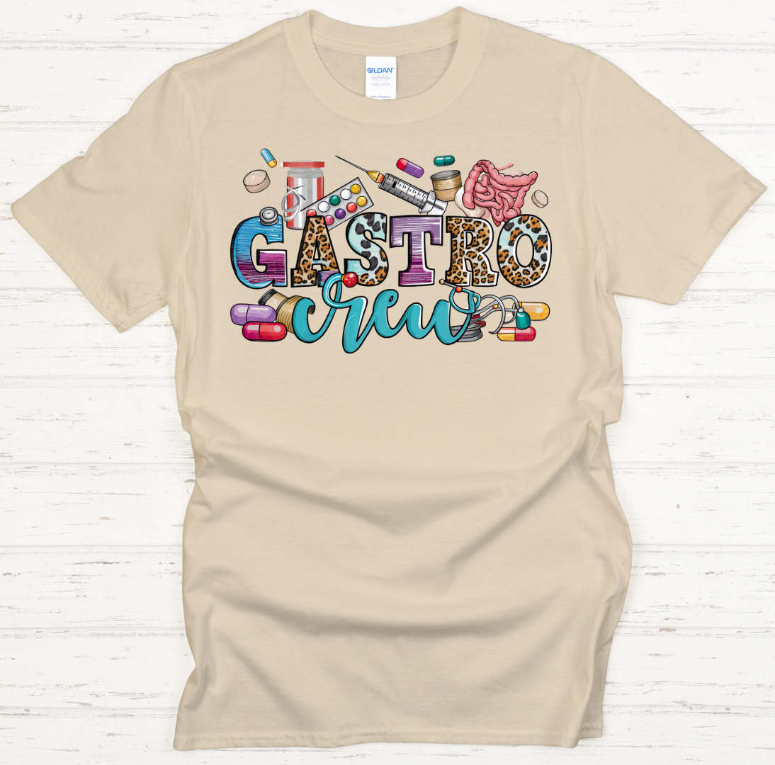 Gastro Crew Graphic Shirt on Gildan Softstyle Tee