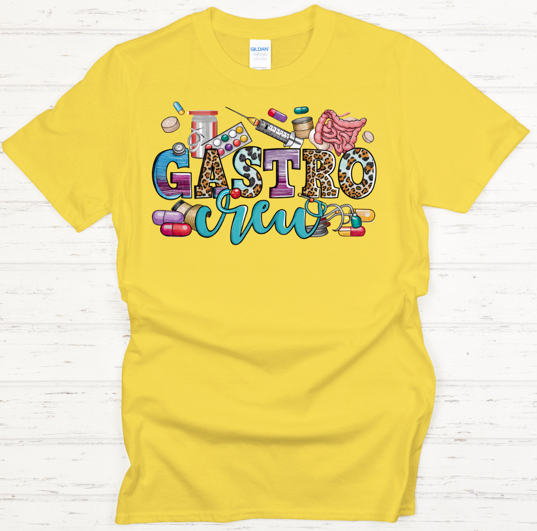 Gastro Crew Graphic Shirt on Gildan Softstyle Tee